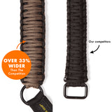 Eagle Rock Gear Black and Tan 550 Paracord 2-Point Rifle Sling